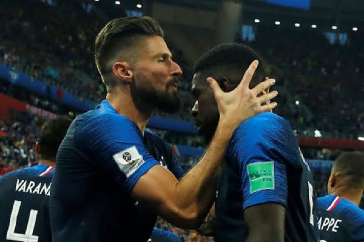 Tandukkan Umtiti bawa Prnacis ke Final Piala Dunia 2018