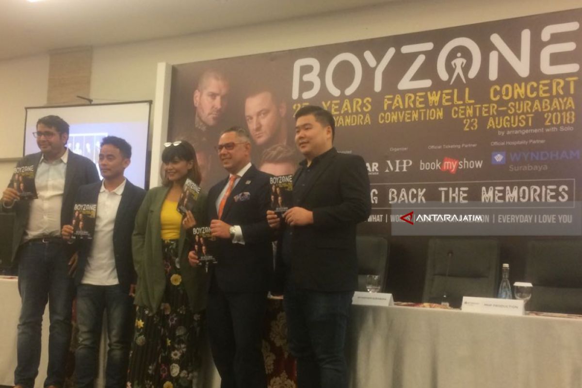 Boyzone Jadwalkan Konser Perpisahan di Surabaya