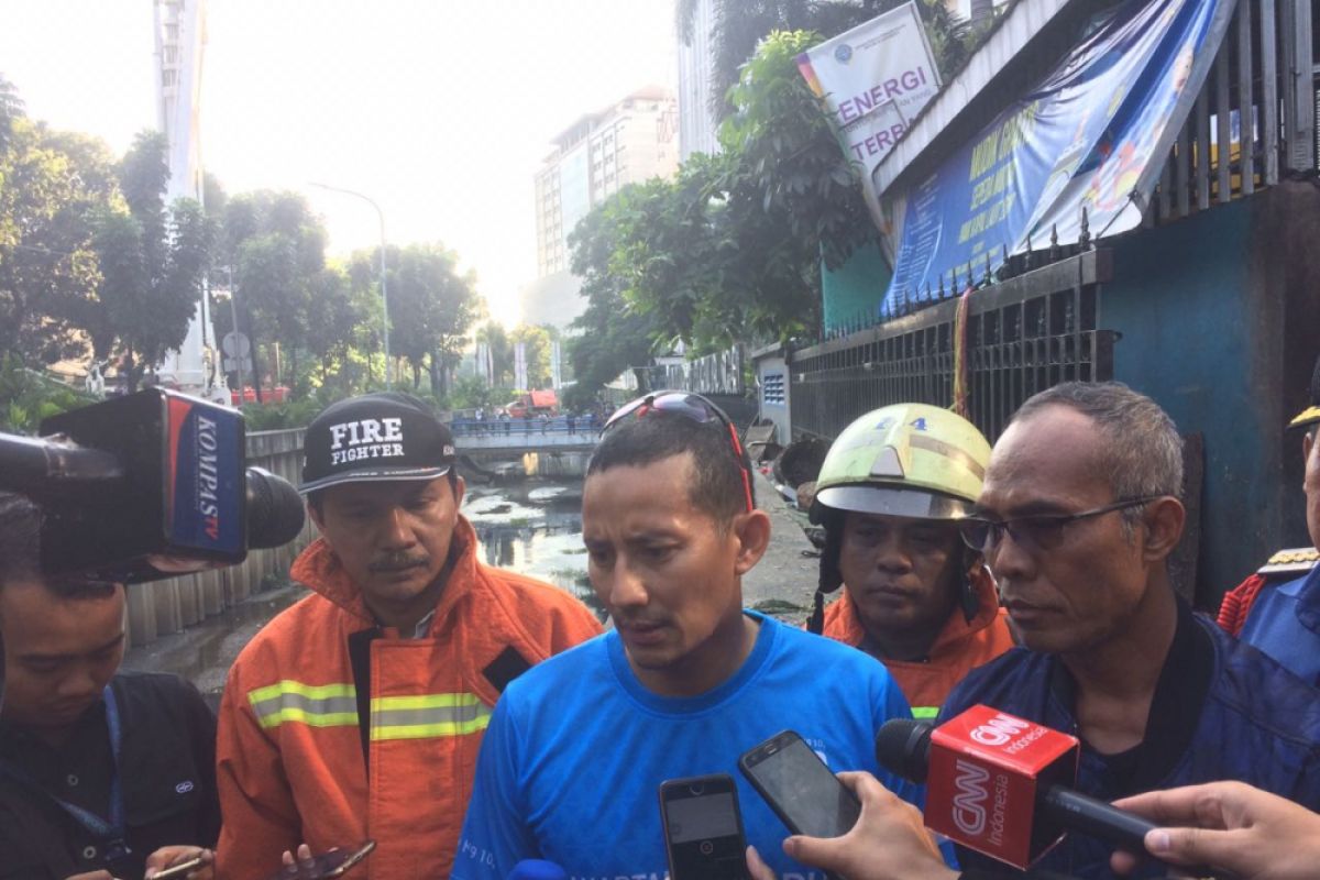 Wagub DKI sampaikan belasungkawa bagi korban kebakaran Gedung Kemenhub