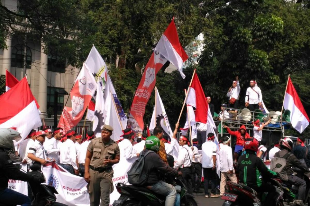 Federasi Serikat Pekerja Pertamina gugat UU Tipikor