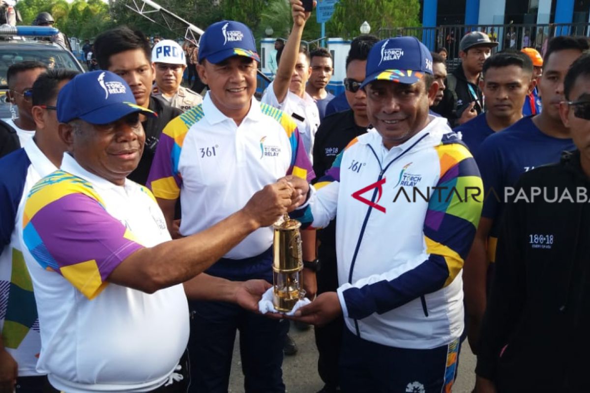 Obor Asian Games Diarak Keliling Raja Ampat