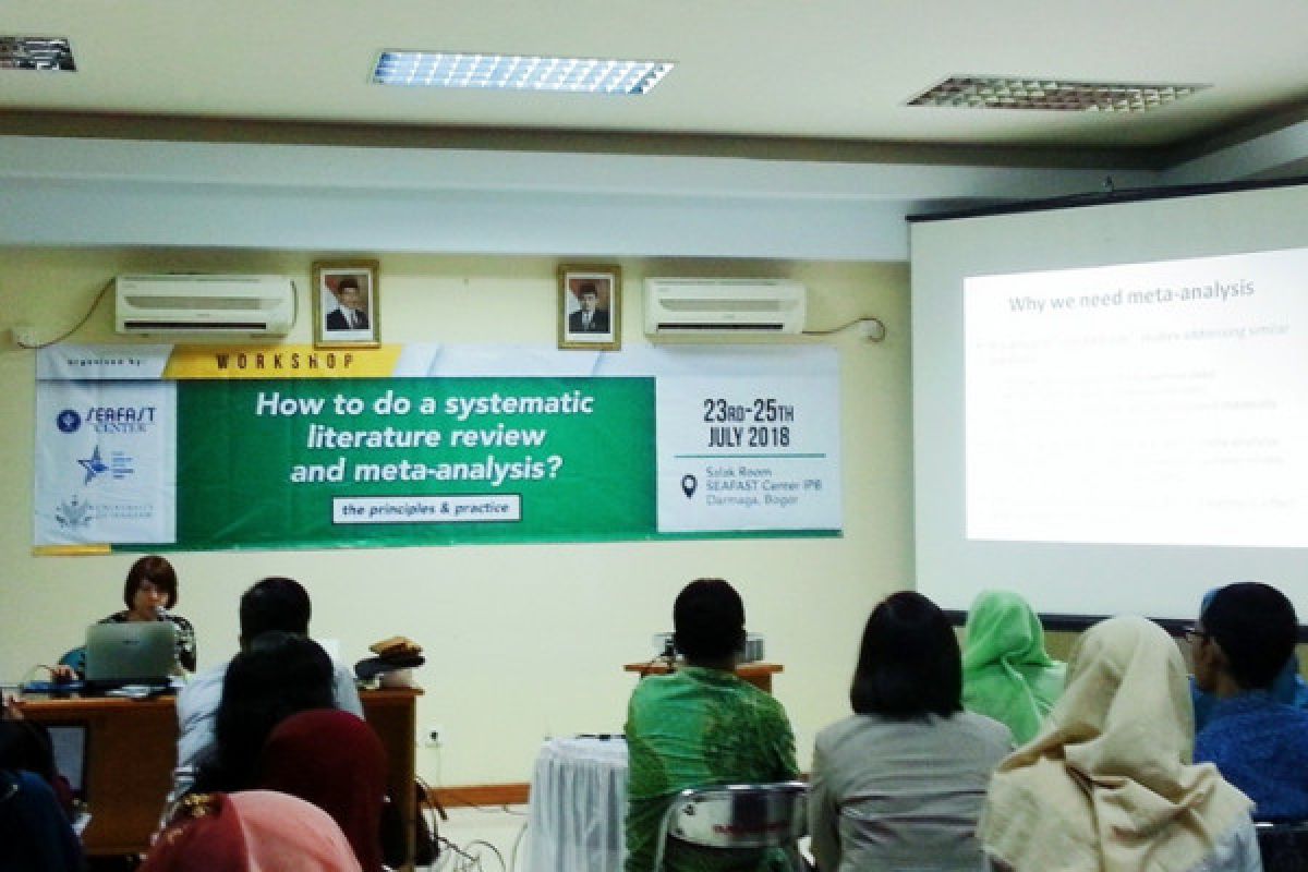 Seafast Center IPB gelar workshop Systematic Literature Review and Meta-Analysis