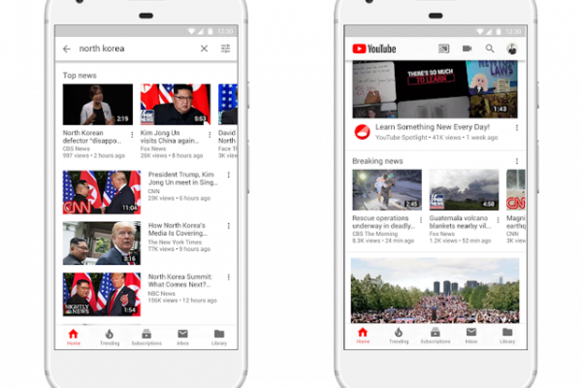 YouTube tingkatkan pengalaman pengguna dalam mencari berita