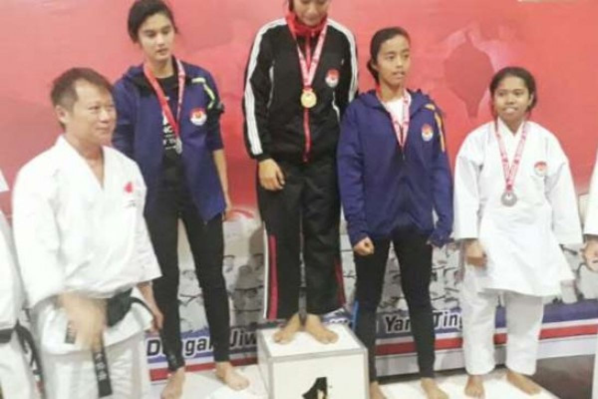 Anak Jefry Noer Juara II Kejurnas Karate Shoto-Kai di NTT