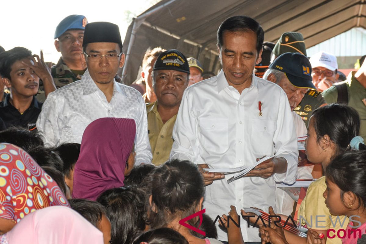 Bantuan perbaikan rumah korban gempa Lombok diberikan pekan ini