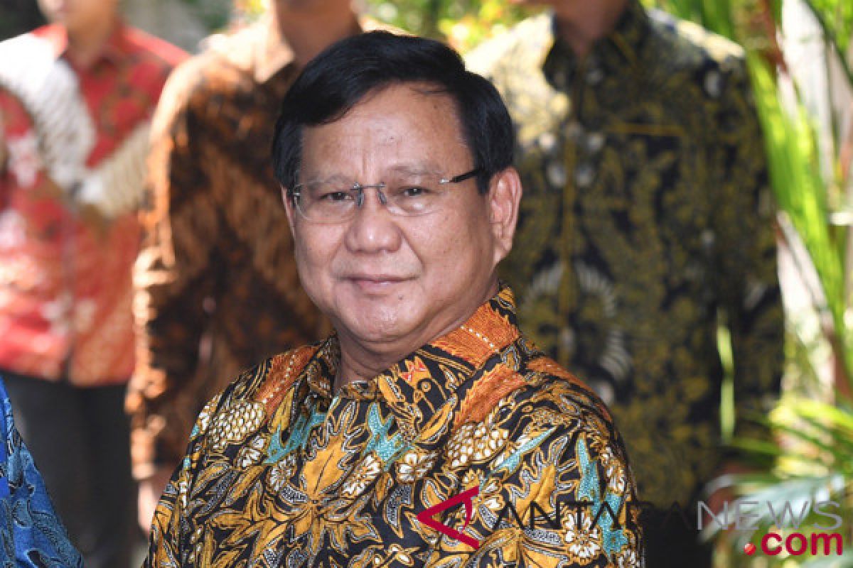 Prabowo Subianto enggan komentari peluang Sandiaga Uno