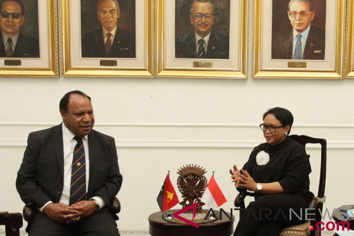 Menlu Indonesia - Papua Nugini lakukan pertemuan bilateral