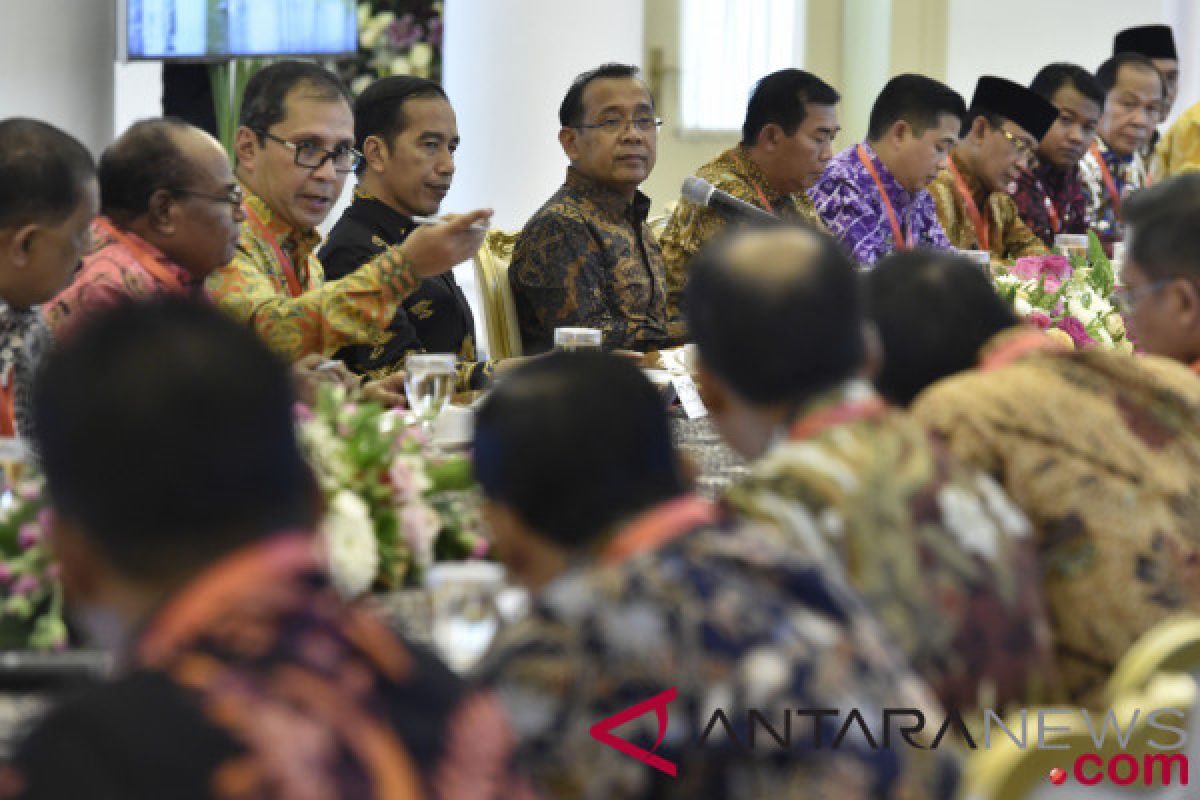 Presiden bertemu para wali kota di Istana Bogor