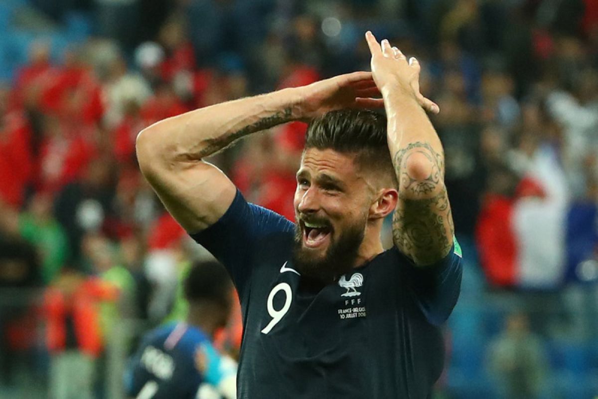 Giroud akhiri puasa gol saat Prancis menang atas Belanda