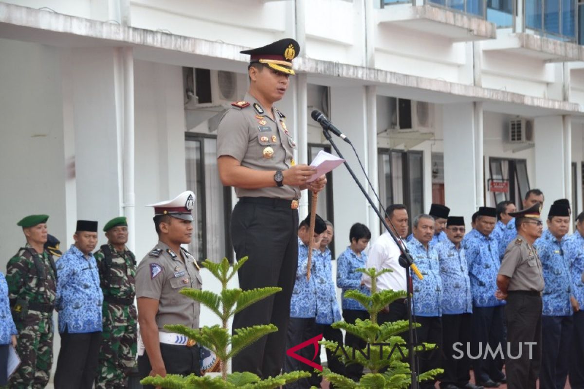 Kapolres Nias berharap koordinasi antarlembaga diperkuat