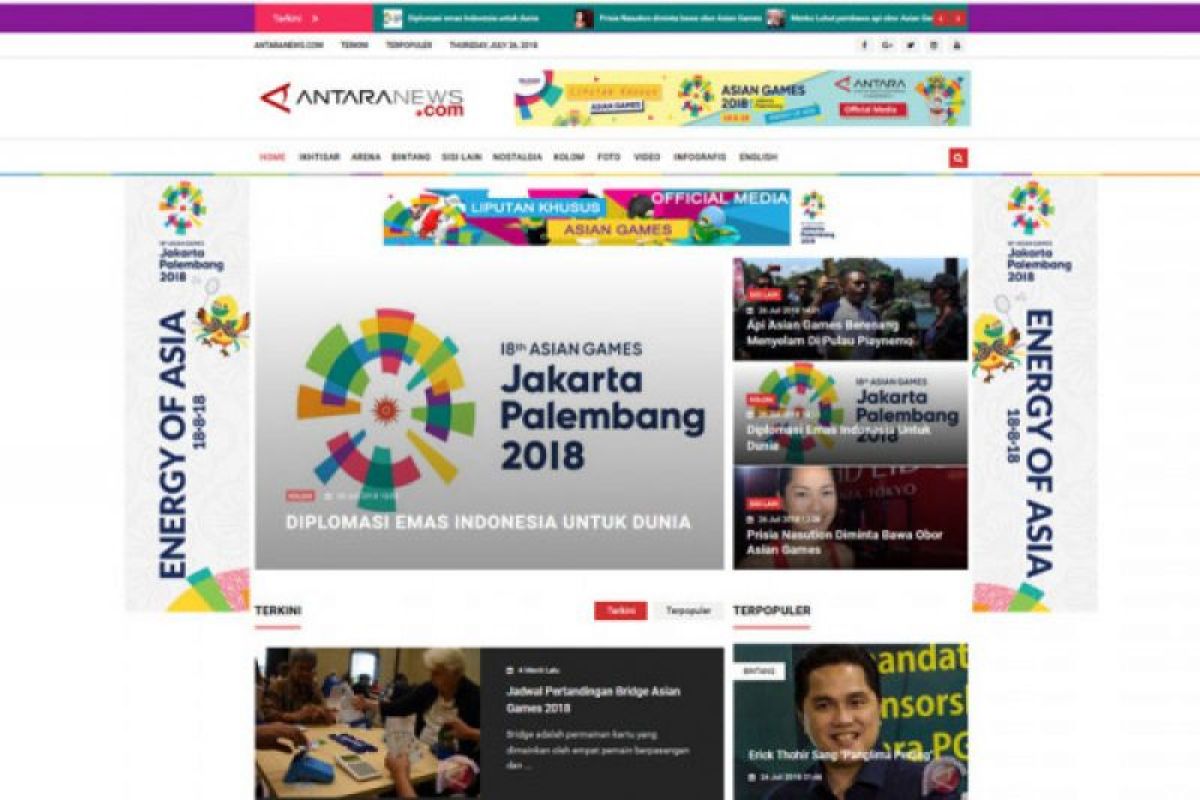 Aplikasi "Asian Games" catat momen Asian Games 2018 secara rinci