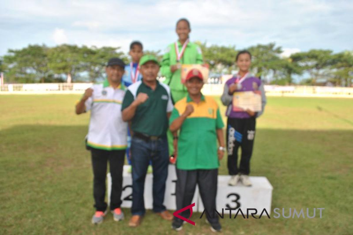 Karo dan Binjai bersaing di atletik Popdasu