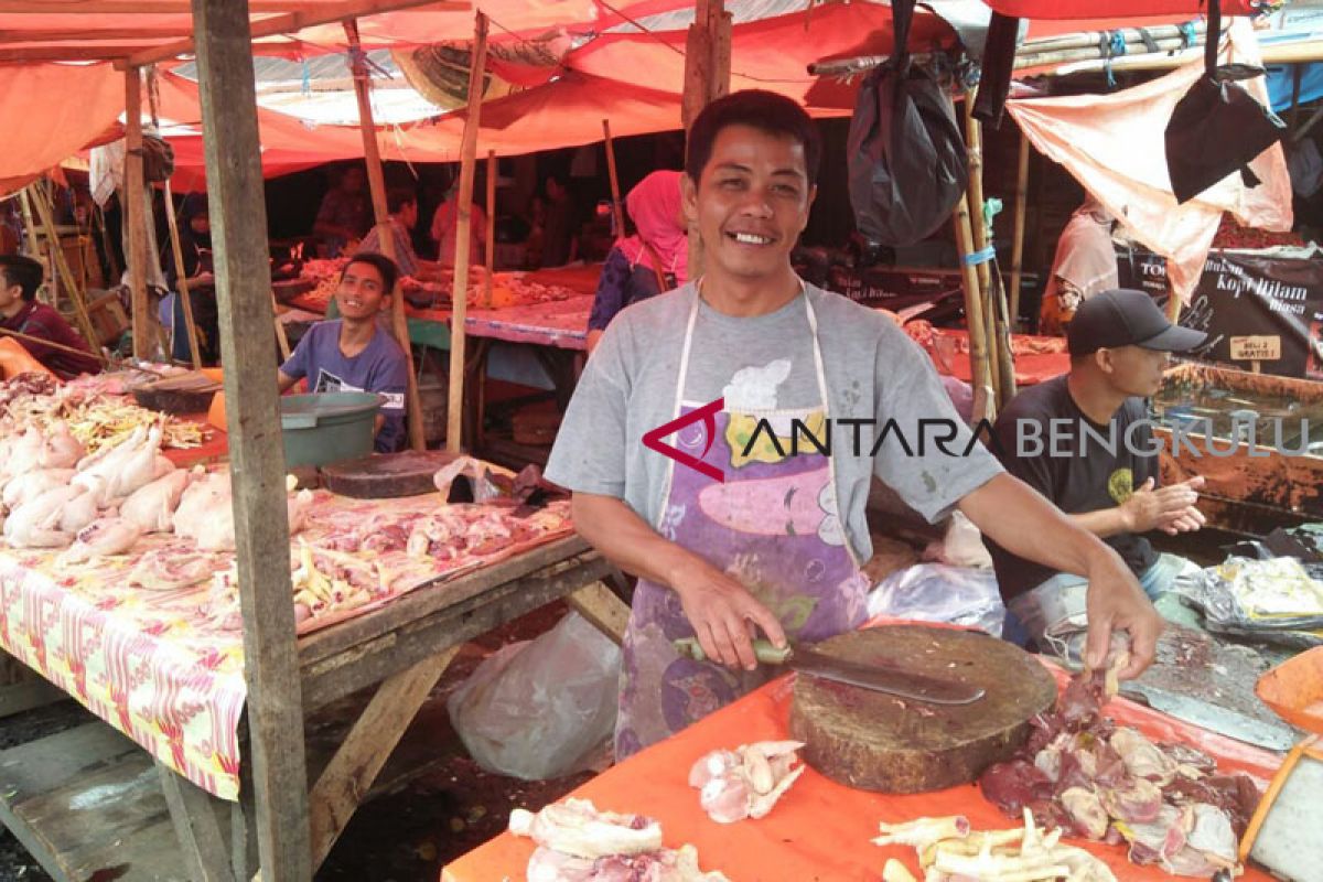 Harga ayam potong di Curup bertahan Rp40.000/kg