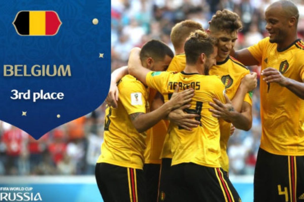 Belgia finis peringkat ketiga Piala Dunia 2018