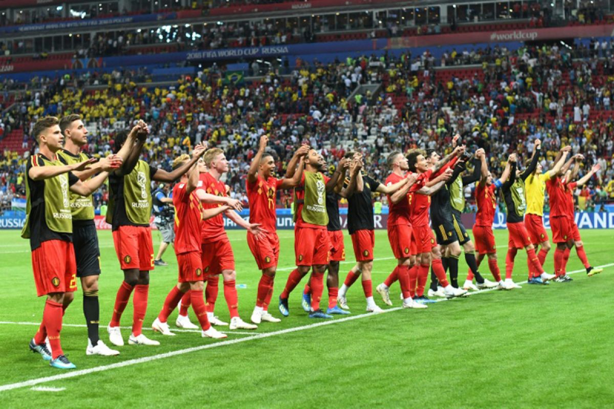 Empat rahasia Belgia tumbangkan Brasil 2-1