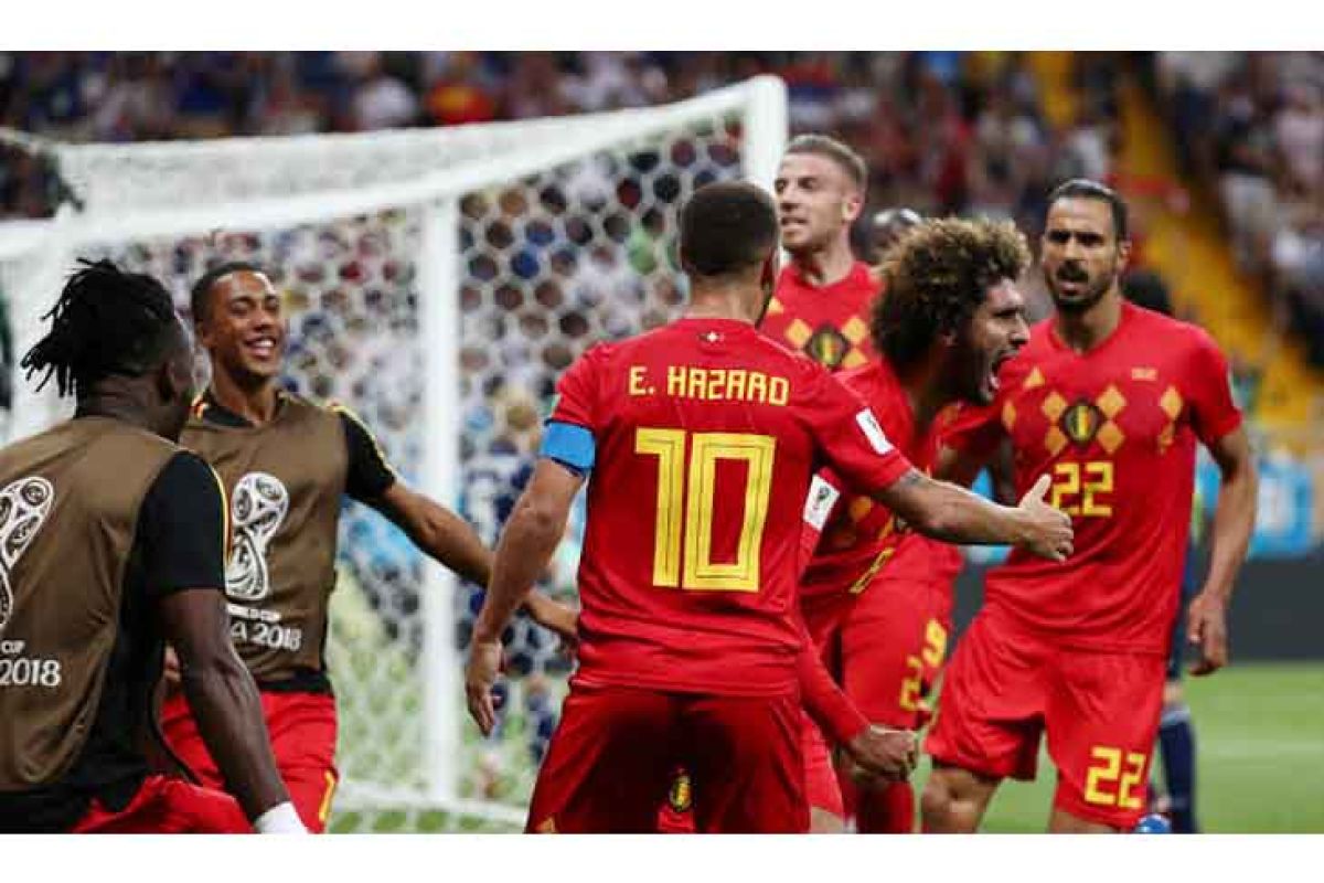 Belgia melenggang ke perempatfinal, Jepang pulang