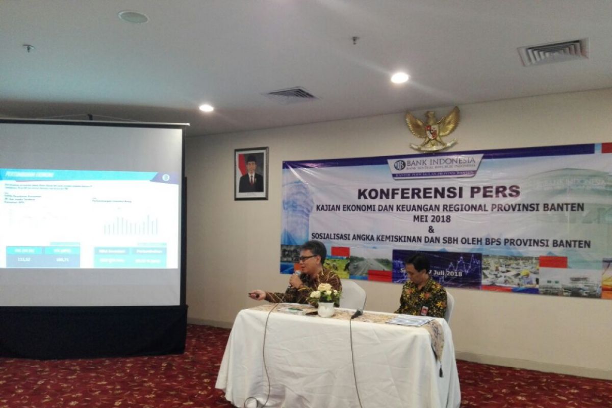 Ekonomi Banten Triwulan I Tumbuh  5,95 Persen