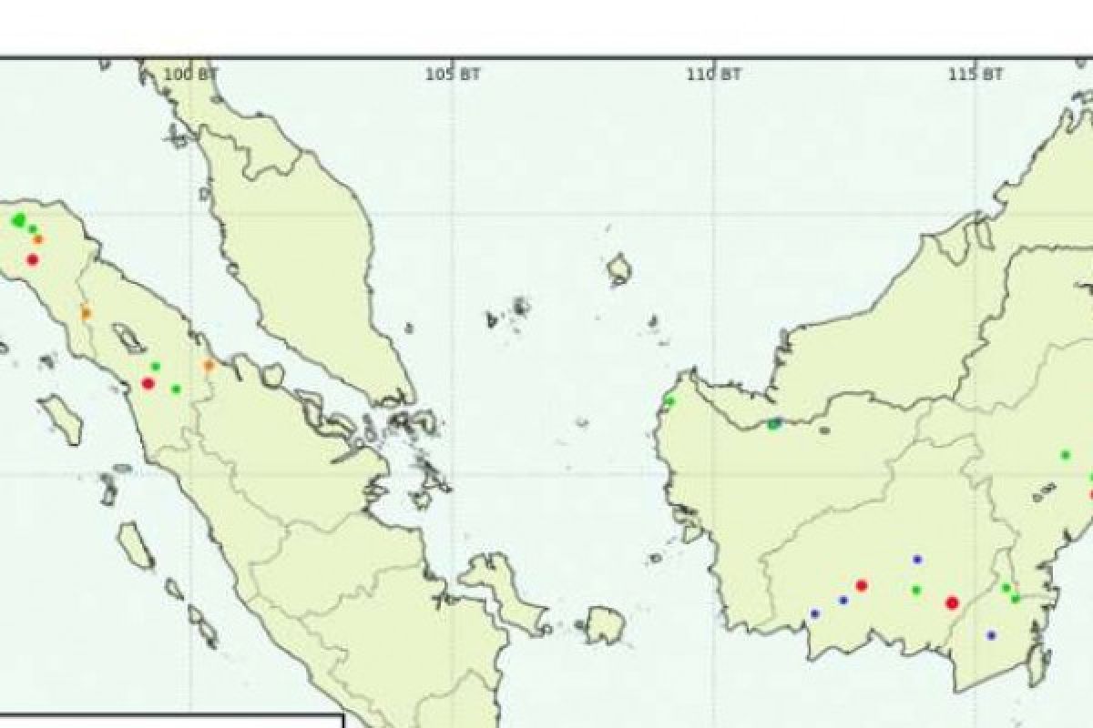 Polda Riau telusuri lima perusahaan terdeteksi titik api