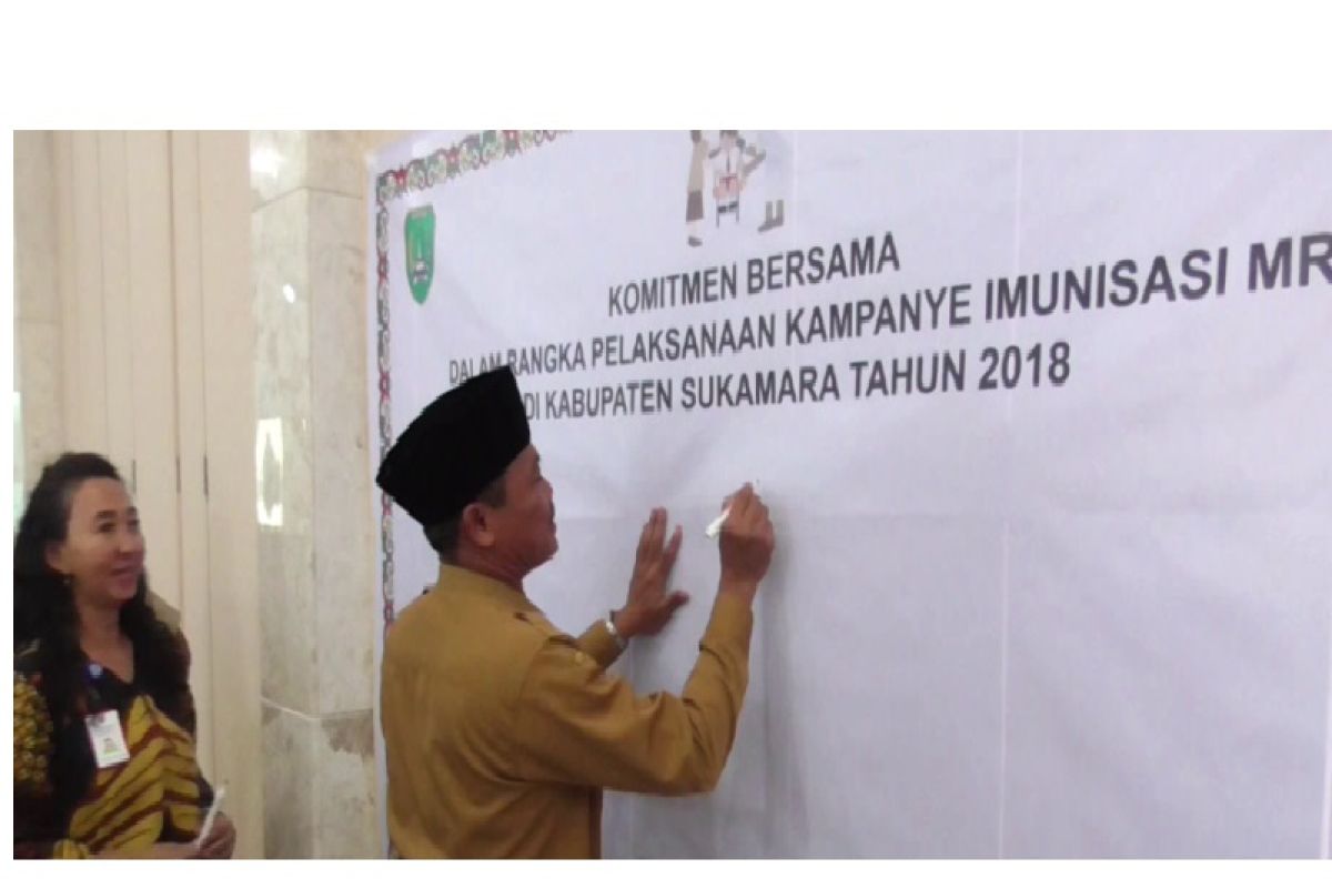 Sukamara komitmen eliminasi penyakit campak dan rubella