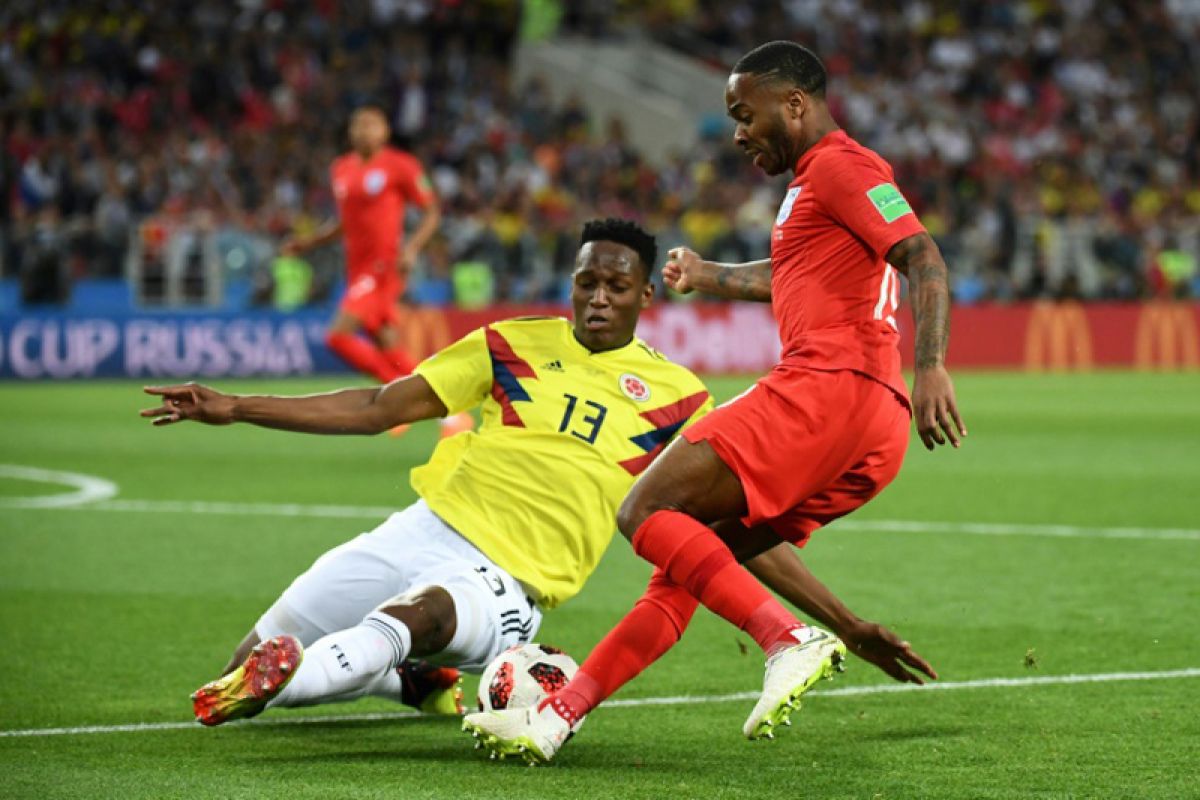 Inggris-Kolombia imbang 0-0 di babak pertama