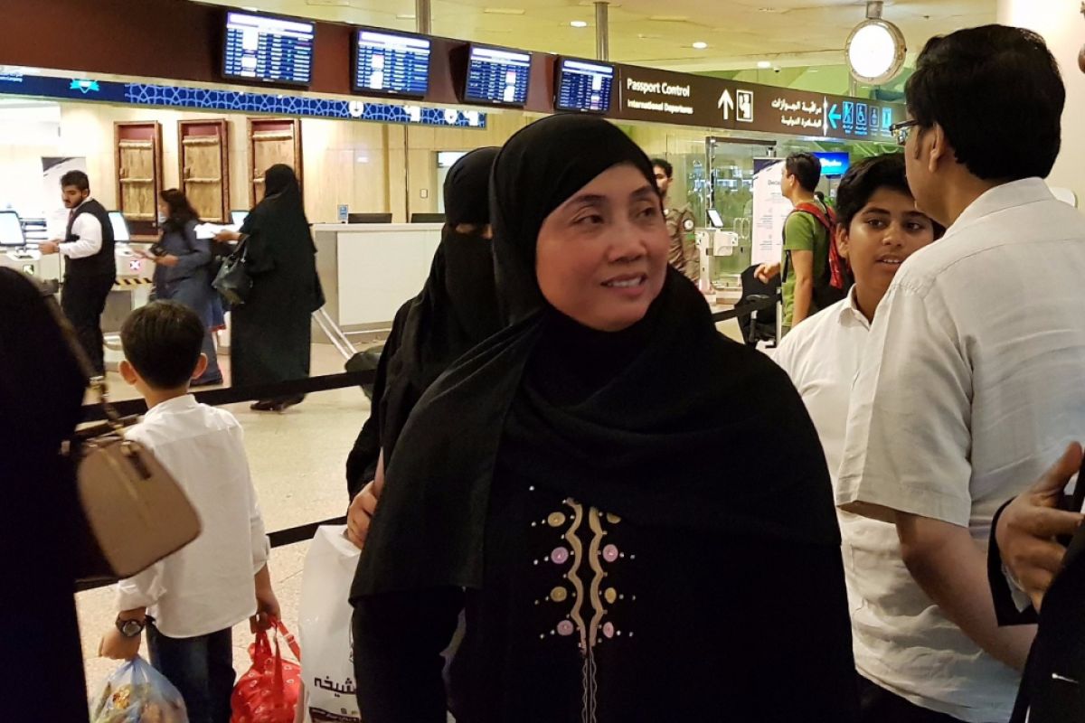 Indonesian freed from death penalty in Saudi returns to Indonesia