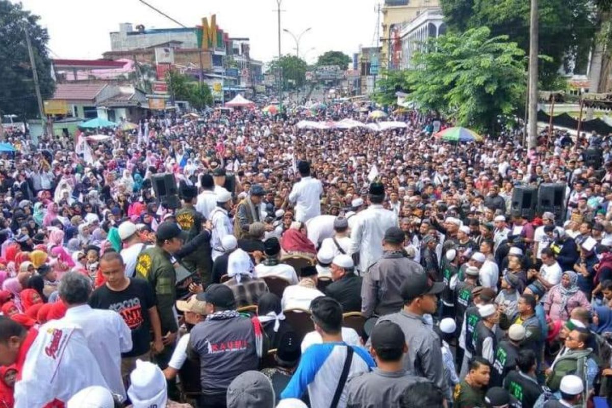 Tiga kelompok massa sampaikan aspirasi terkait pilpres