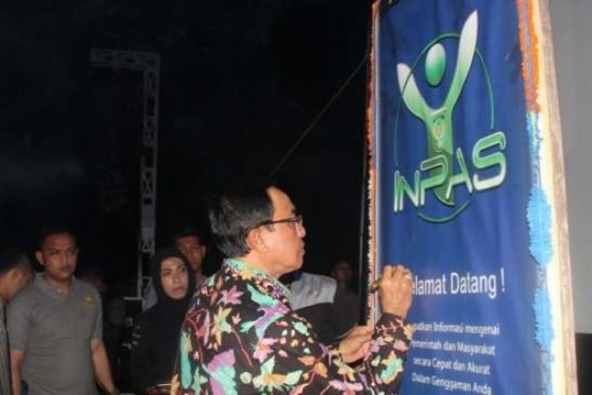 Digagas Diskominfops Inhil, Bupati Resmikan Sistem Informasi Pemerintah dan Masyarakat