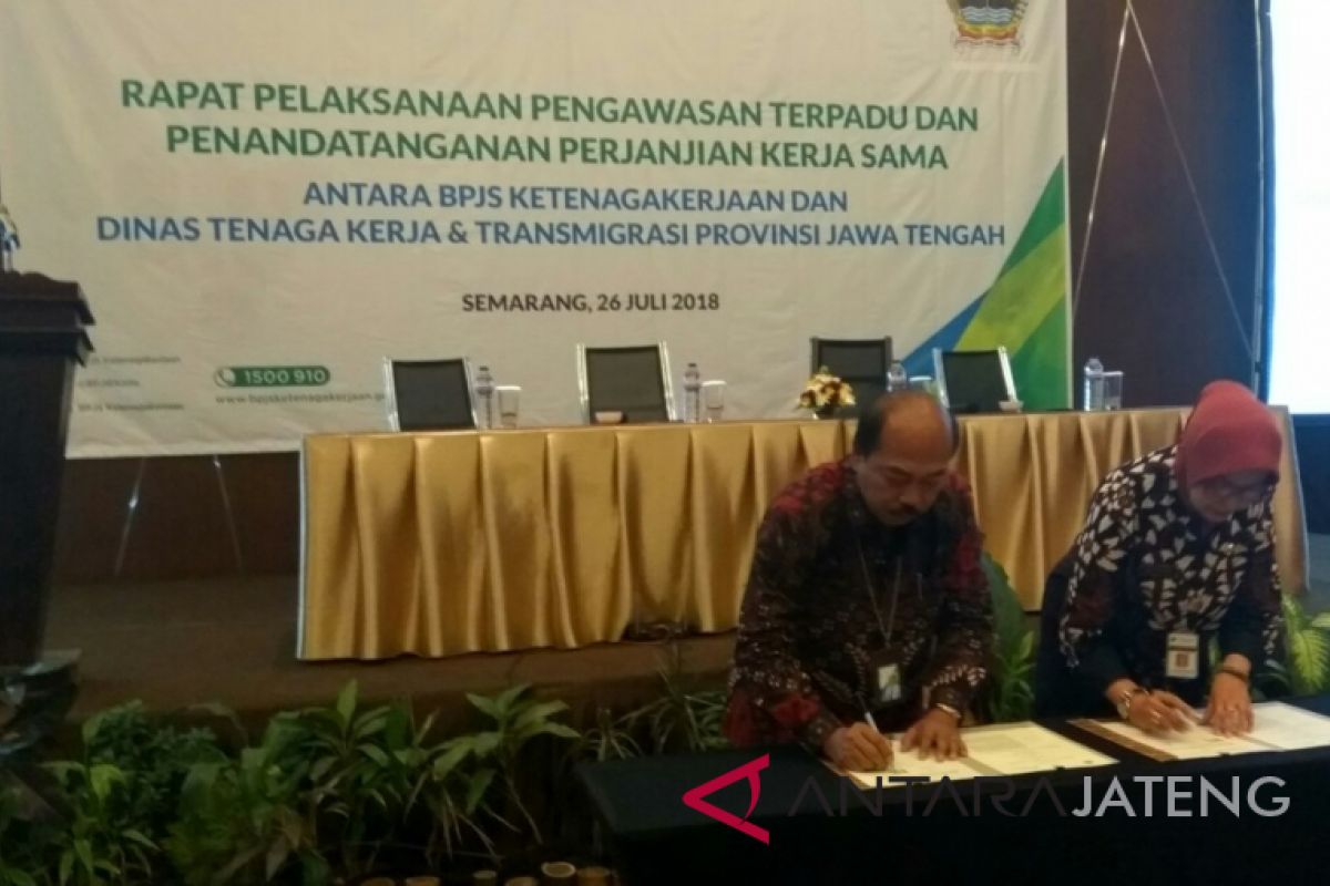 Langgar aturan BPJS Ketenagakerjaan, 10 perusahaan di Jateng ditindak tegas