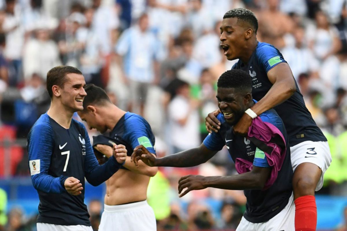 Meski kalah, Argentina mendominasi penguasaan bola atas Prancis