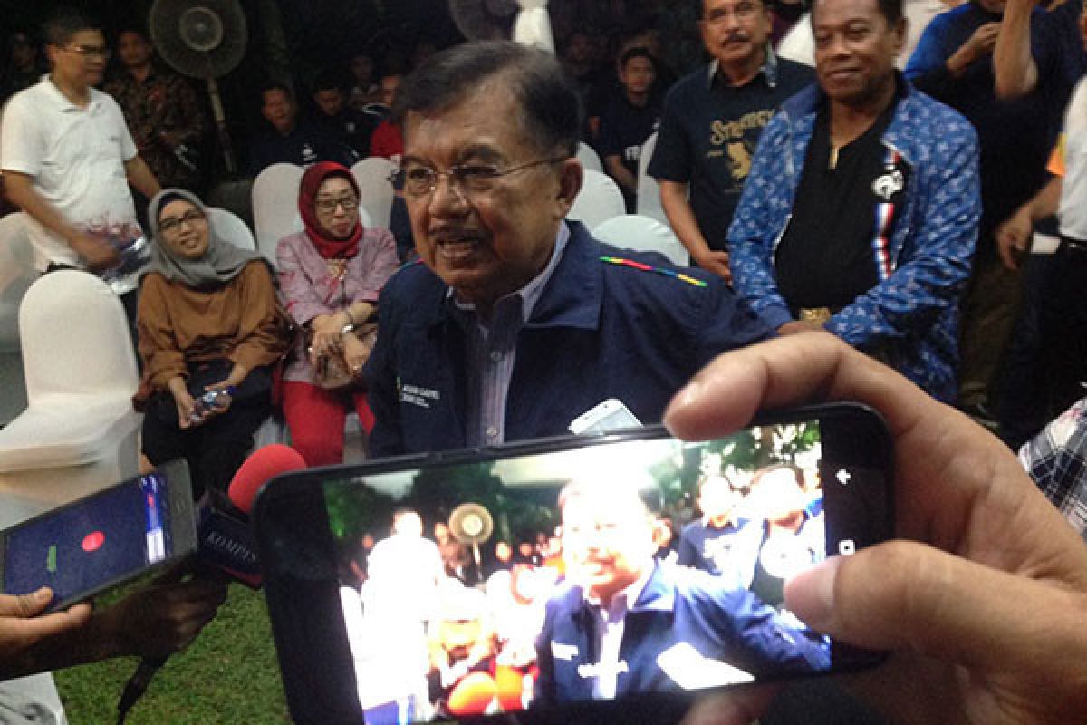 Wapres Jusuf Kalla gelar nobar Piala Dunia di rumah dinas