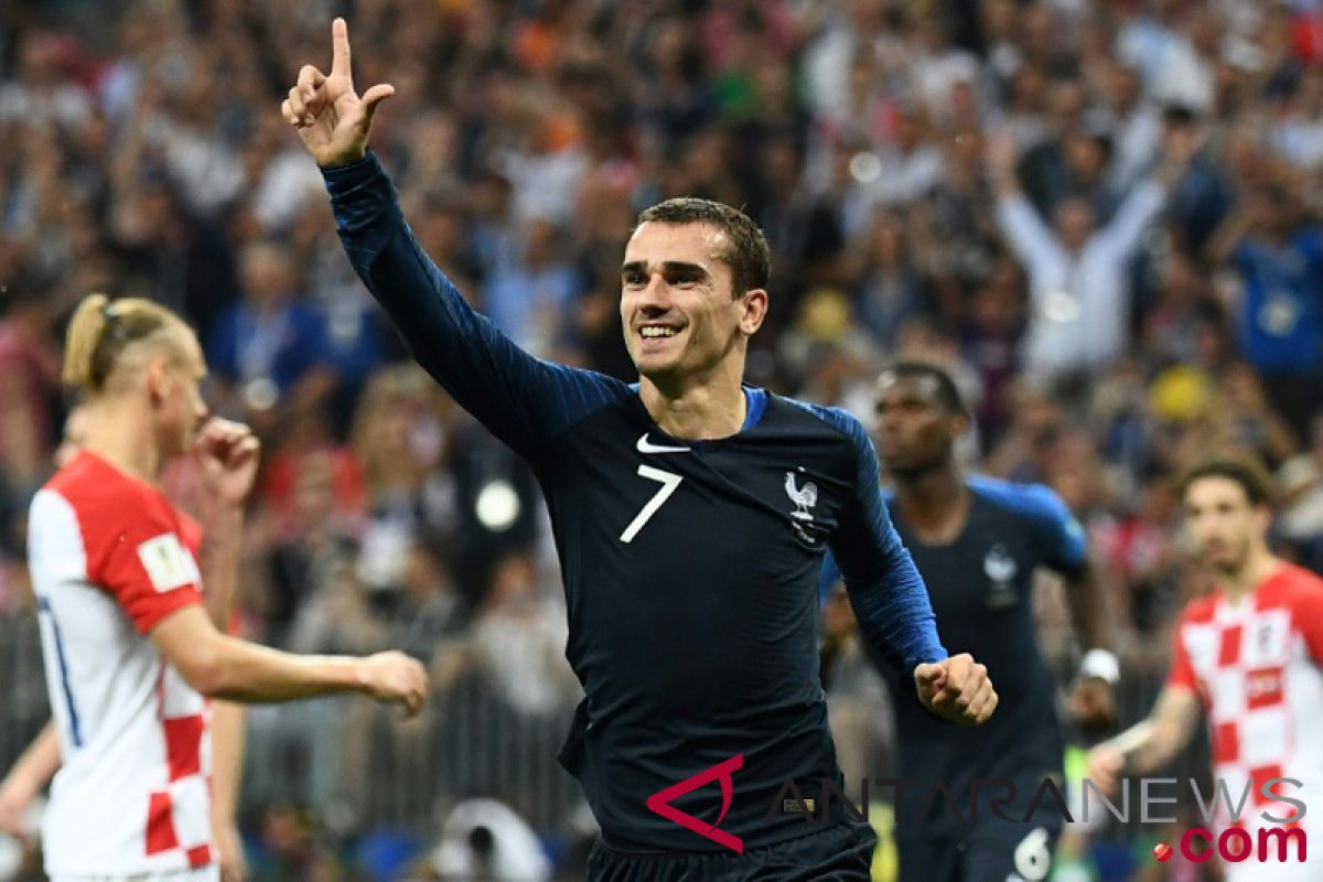 Griezmann "pede" selevel dengan Ronaldo dan Messi