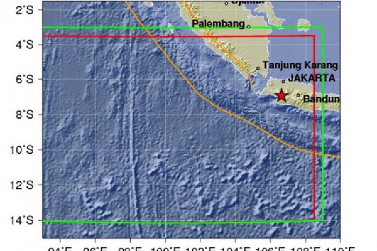 Gempa bumi di Banten terasa sampai Sukabumi