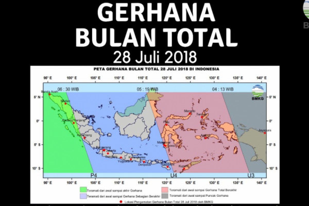 BMKG: Gerhana Bulan Peristiwa Langka