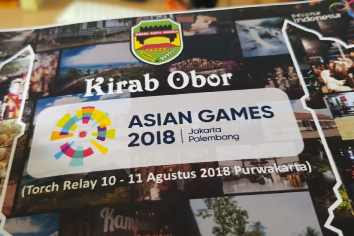 Air mancur Purwakarta sambut obor Asian Games