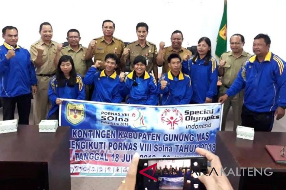 Kontingen tuna grahita Gumas wakili Kalteng ikuti Pornas
