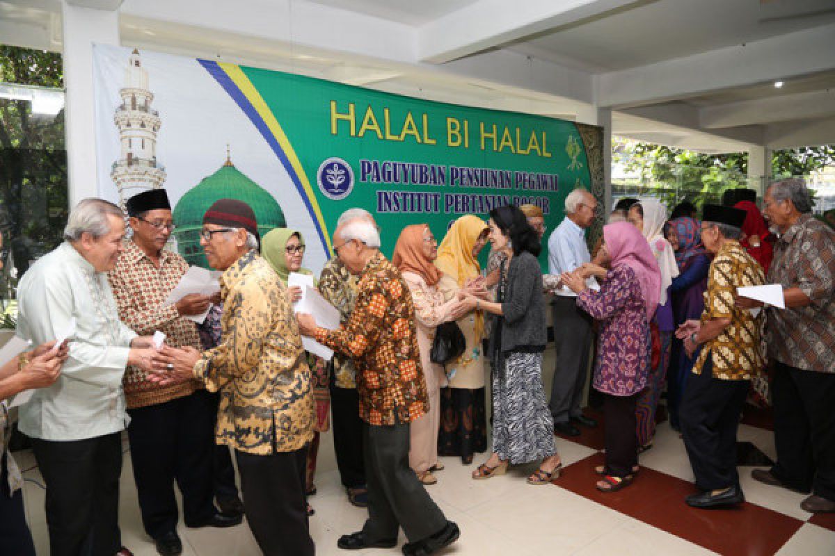 Paguyuban pensiunan IPB gelar Halal bi halal