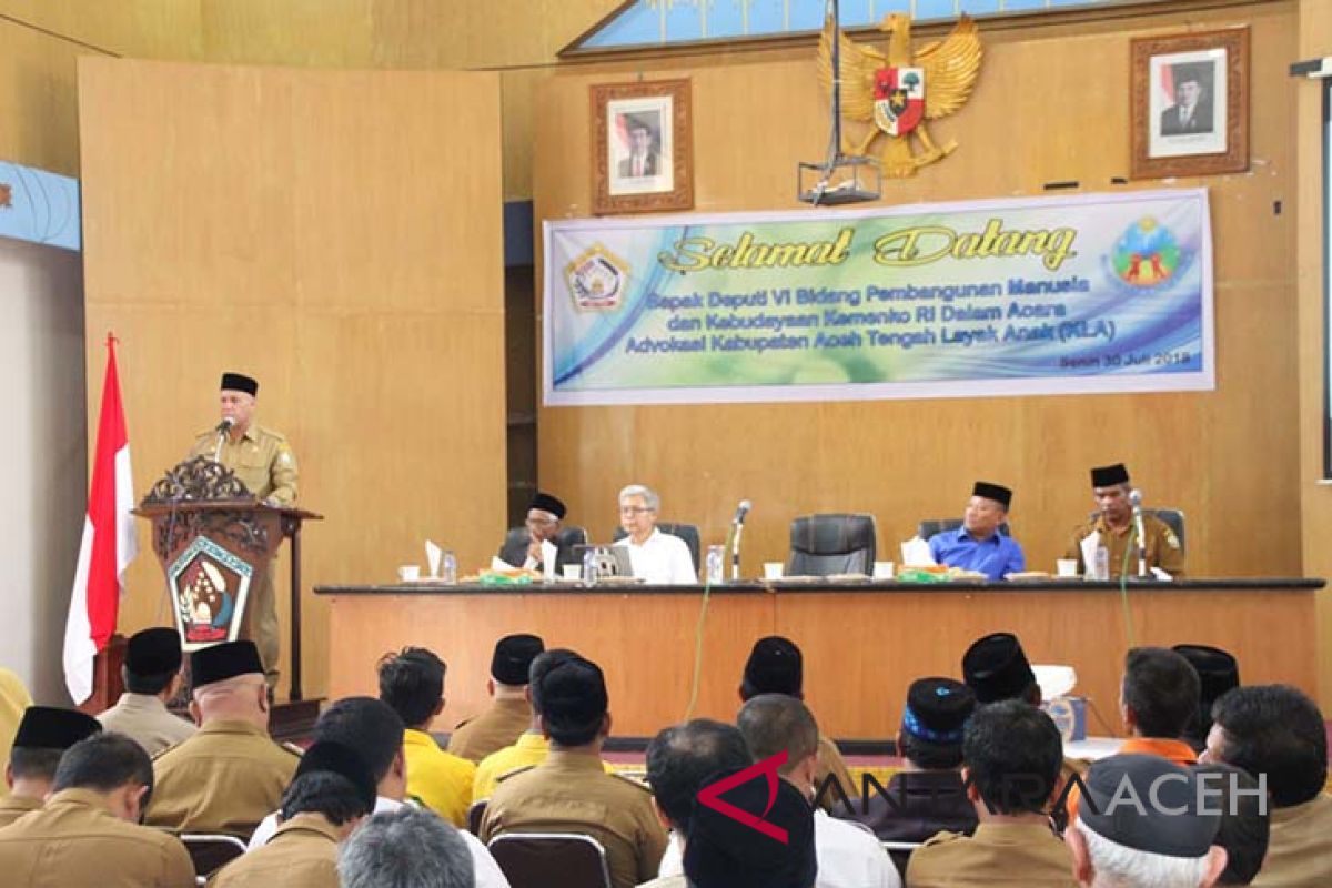 Bupati Aceh Tengah: takengon menuju kota layak anak