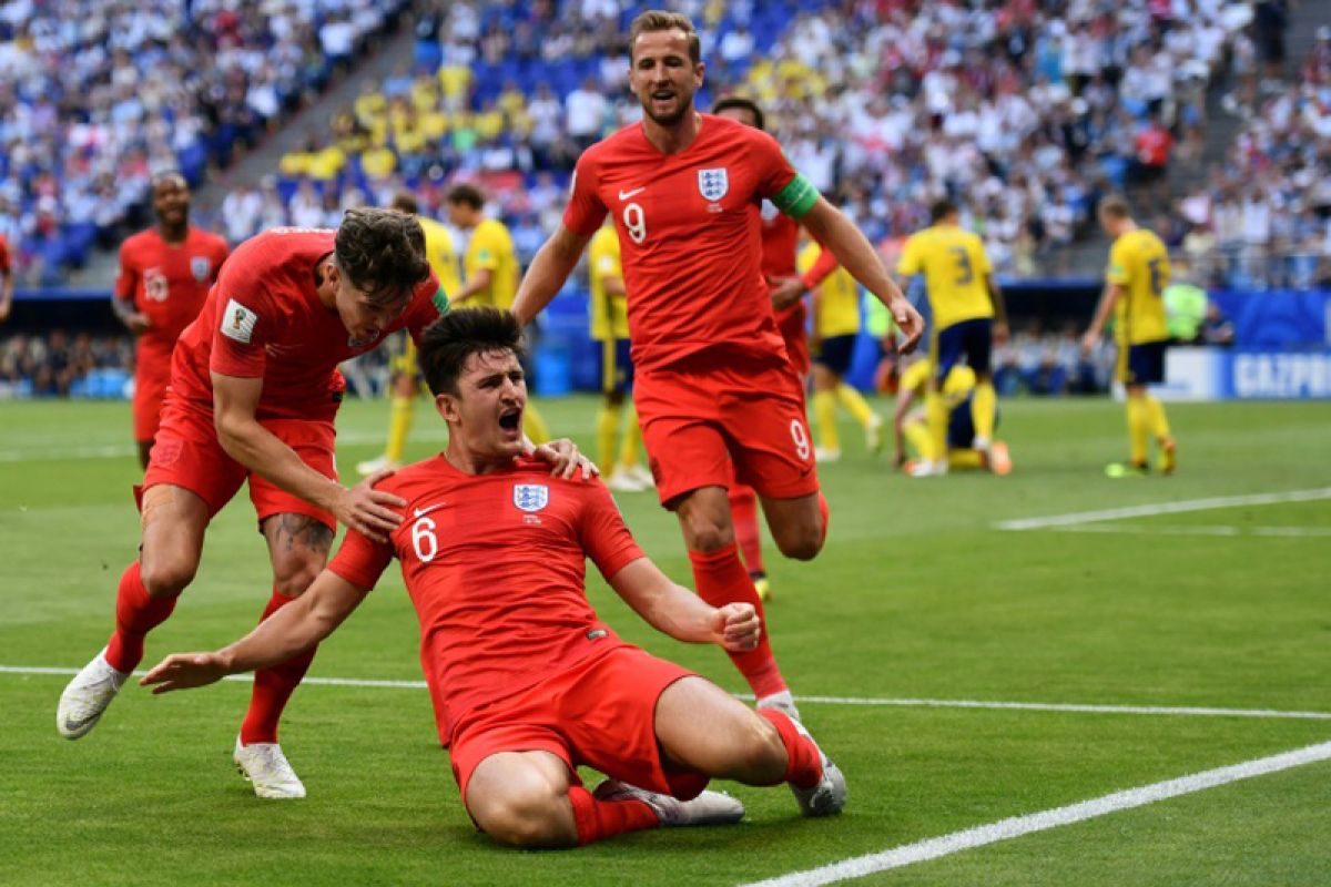 Inggris tundukkan Swedia untuk mencapai semifinal Piala Dunia