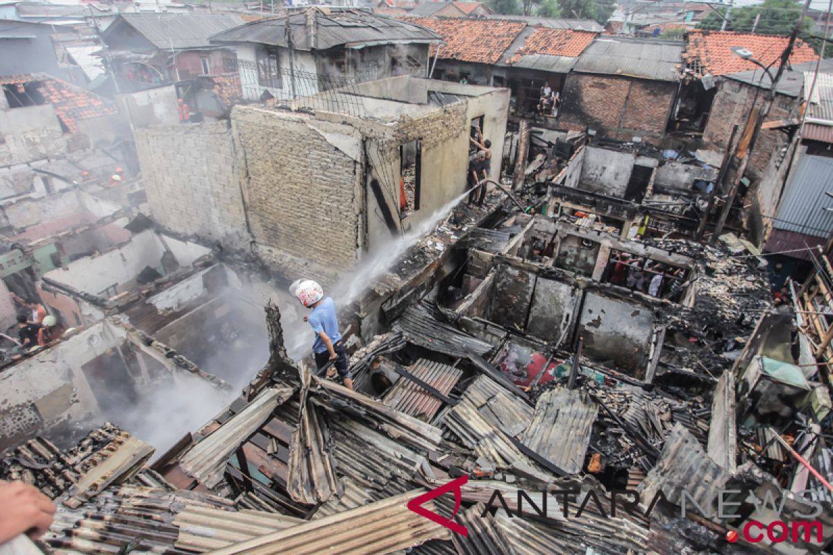 28 rumah penduduk di Menteng hangus terbakar