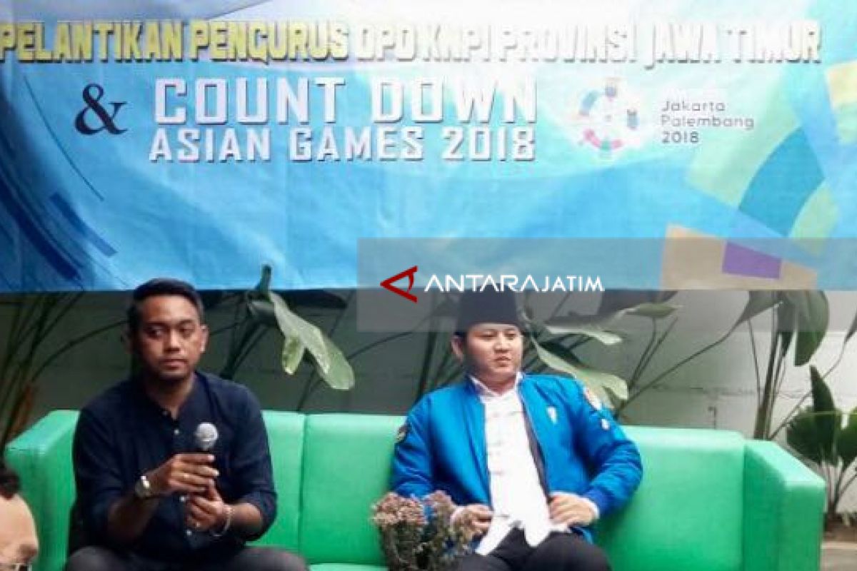 KNPI Jatim Gelorakan Semangat Asian Games 2018