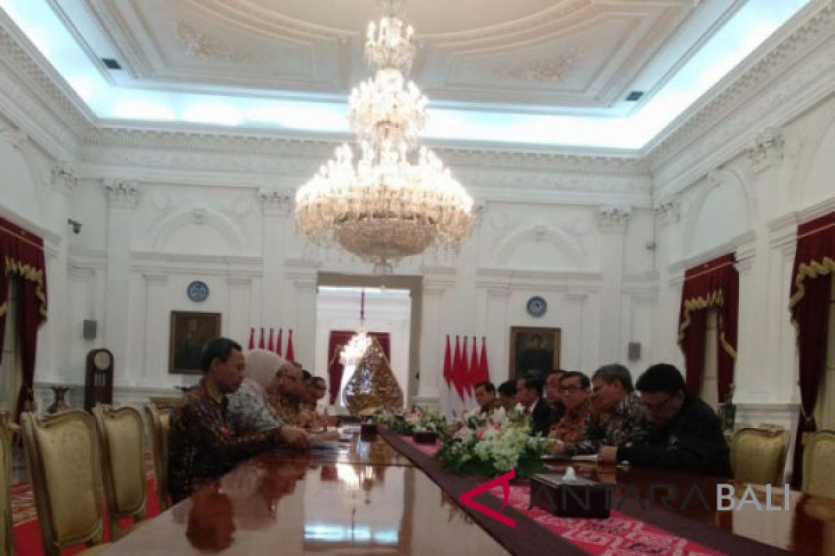 Komisioner KPU temui Presiden Jokowi