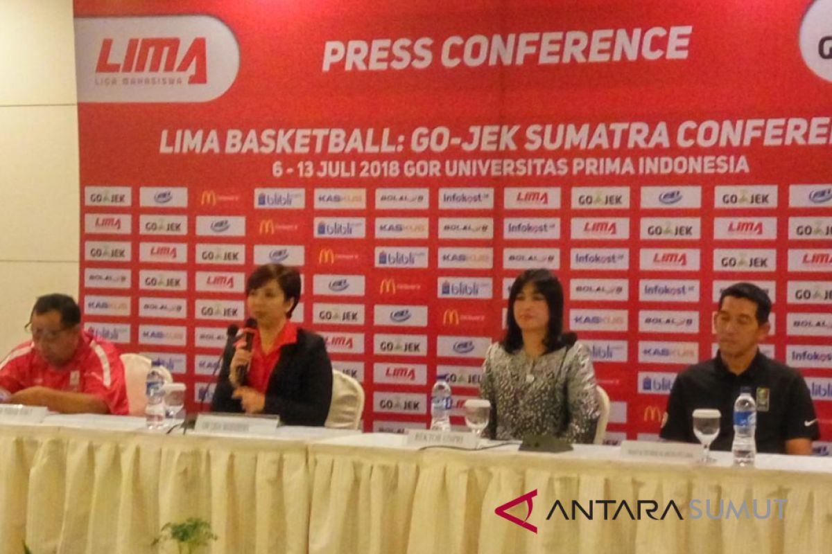 Tujuh  tim basket bersaing di Liga Mahasiswa