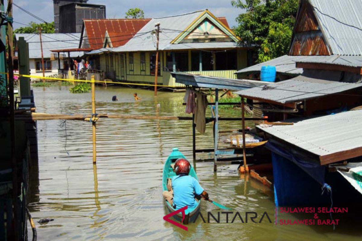 BPBD Wajo : Luapan Danau Tempe mulai surut