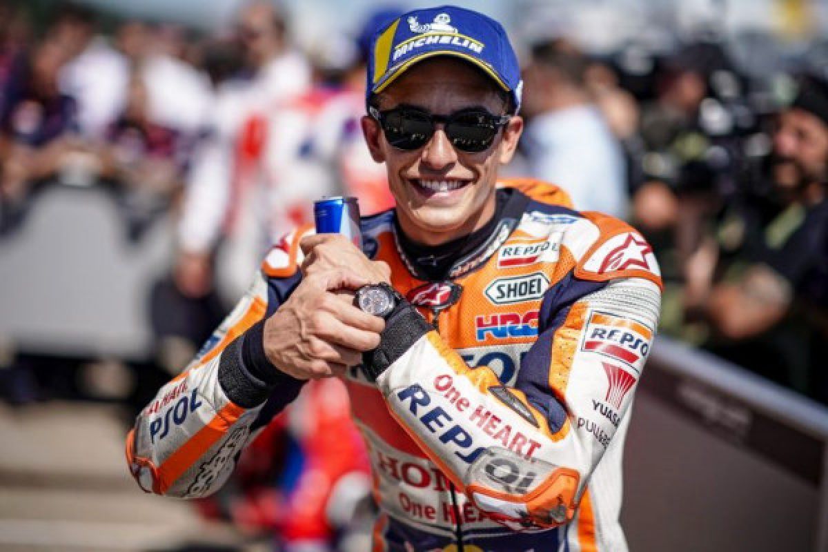 Marc Marquez sampaikan doa untuk korban gempa Lombok