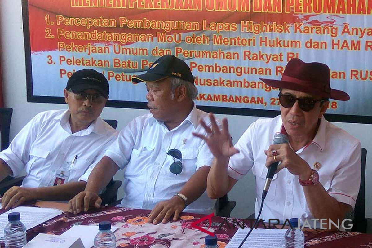 Menkumham: Napi koruptor tak dipindah ke Nusakambangan