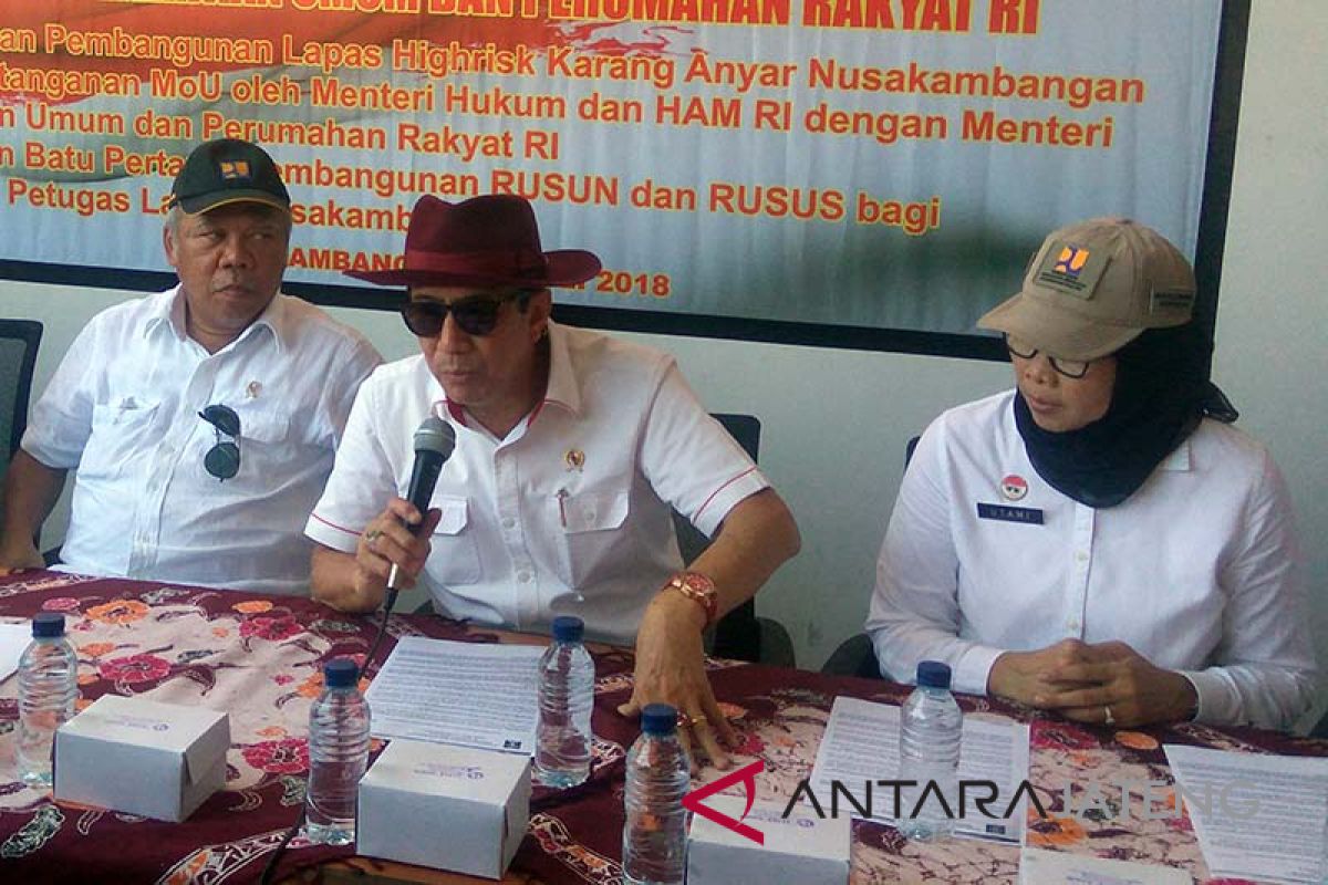 Menkum HAM dan Menteri PUPR sepakat bina napi bersama (VIDEO)