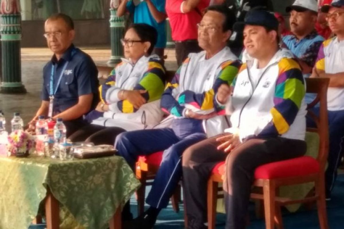 Menlu Retno pembawa obor pertama Asian Games di Yogyakarta