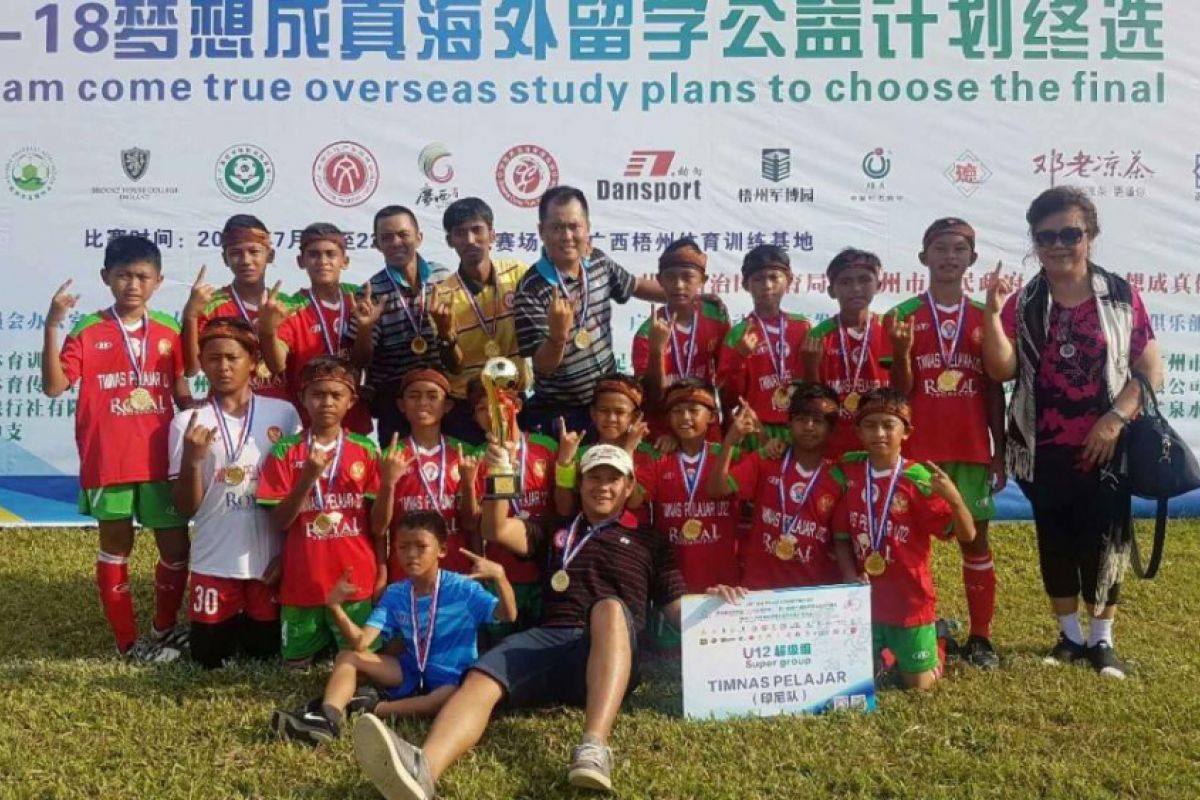 Timnas Pelajar U-12 Juarai Turnamen di China