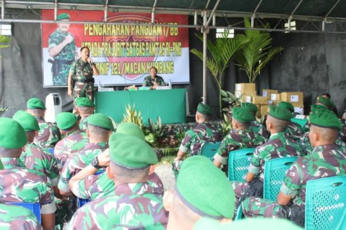 Pangdam Bukit Barisan kunjungi pasukannya di perbatasan RI-PNG