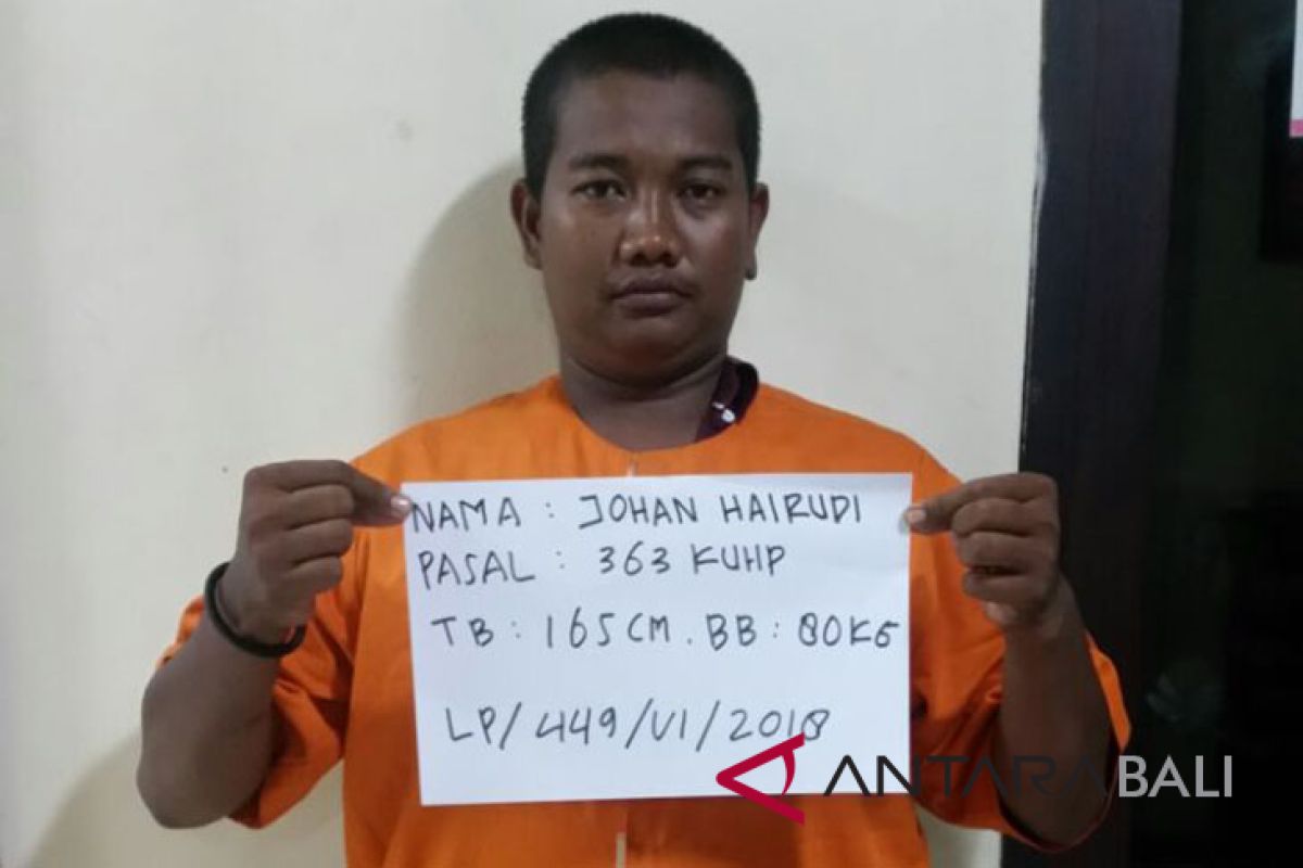 Penjambret wisatawan Tiongkok dibekuk polisi Kuta